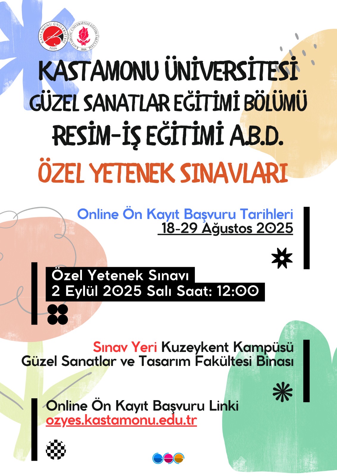 Resim-İş Eğitimi Özel Yetenek Sınavı Başvuruları Başlıyor!