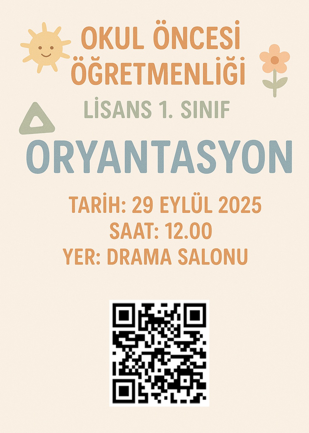 Fakültemiz Bölümleri Oryantasyon Programlarını Gerçekleştirdi