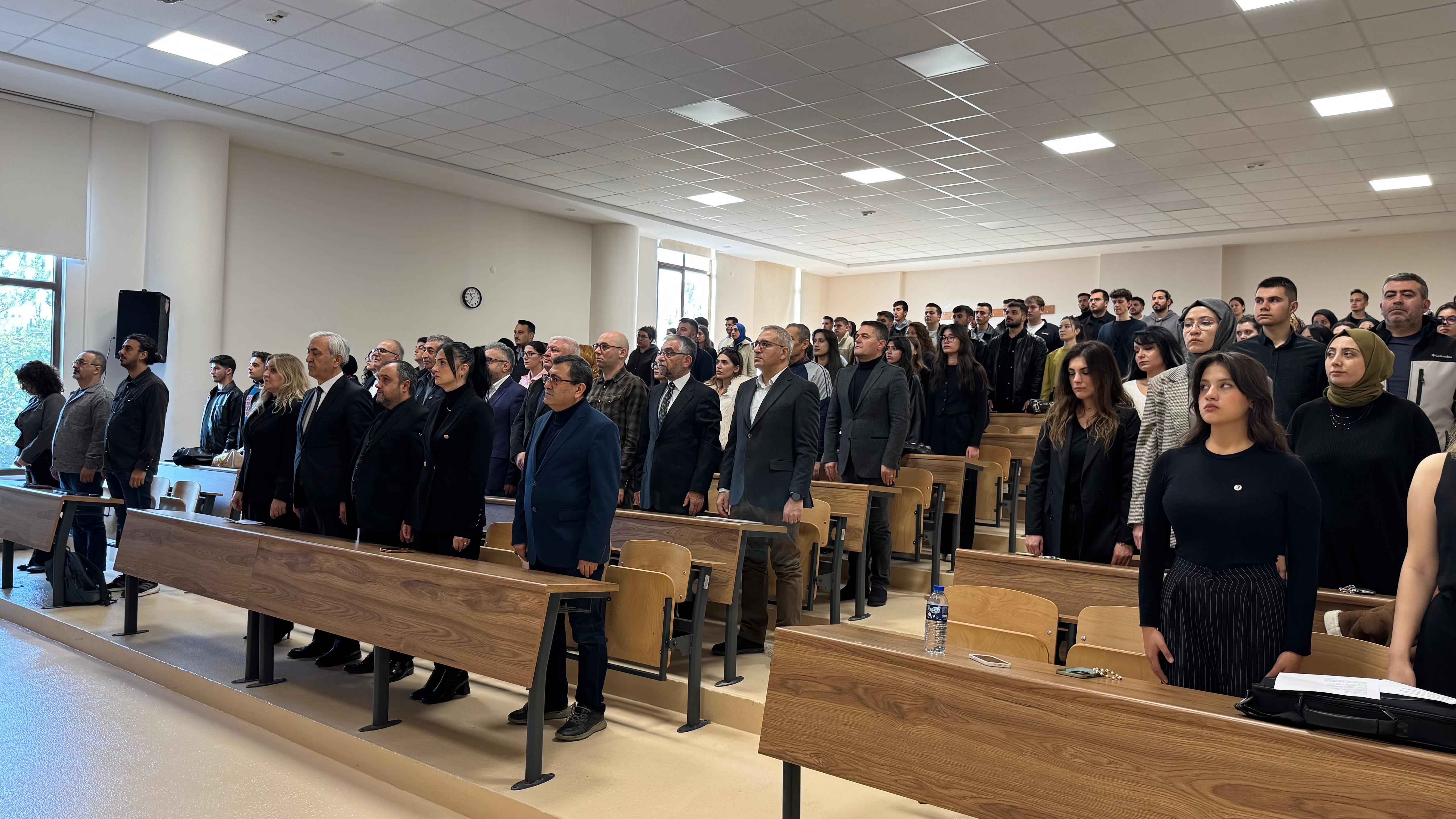 Fakültemizde 10 Kasım Atatürk’ü Anma Programı Gerçekleştirildi