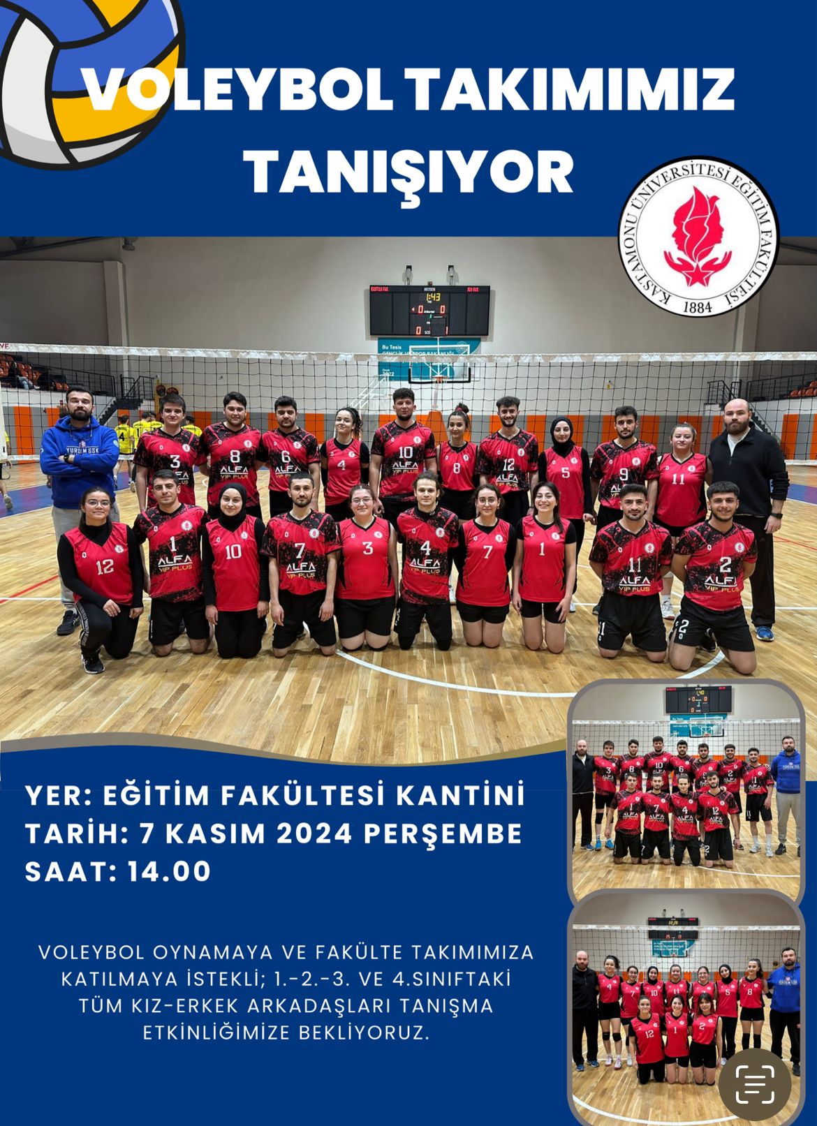 Voleybol Takımımız Tanışıyor
