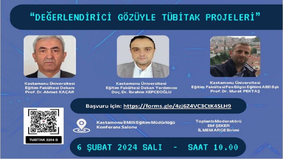 "DEĞERLENDİRİCİLERİN GÖZÜYLE TÜBİTAK PROJELERİ" Konulu Bilgilendirme Toplantısı Gerçekleştirildi