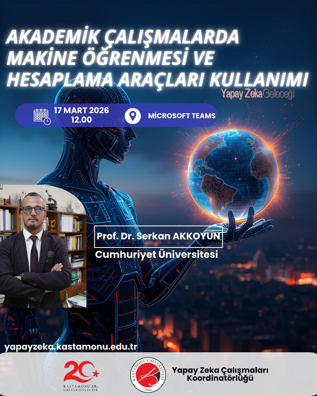 Akademik Çalışmalarda Makine Öğrenmesi ve Hesaplama Araçları Kullanımı Eğitimi Başvuruları Başladı!