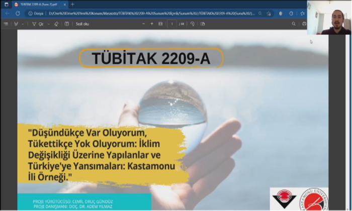 TÜBİTAK Destekli 2209-A Projesi Kastamonu’da İklim Farkındalığını Artırdı