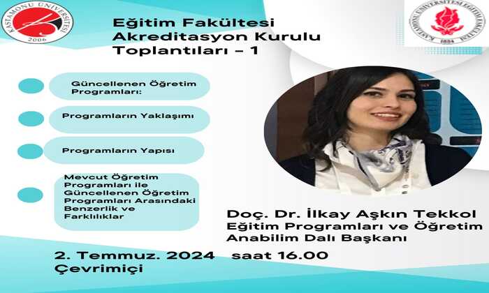 Eğitim Fakültesi Akreditasyon Kurulu Toplantıları - 1