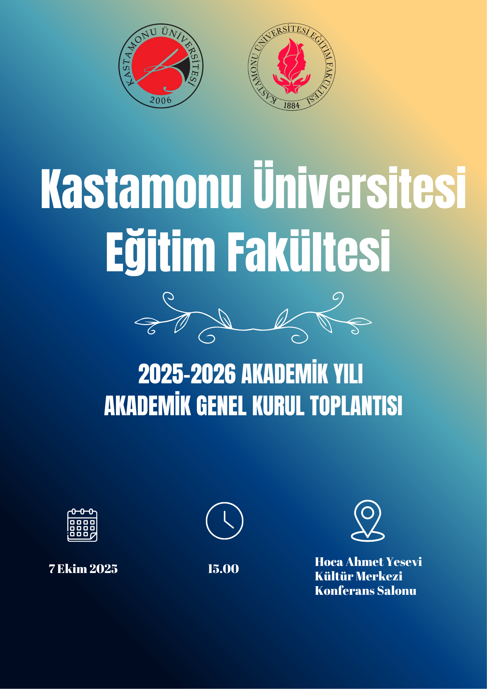 2025-2026 Akademik Yılı Akademik Genel Kurul Toplantısı