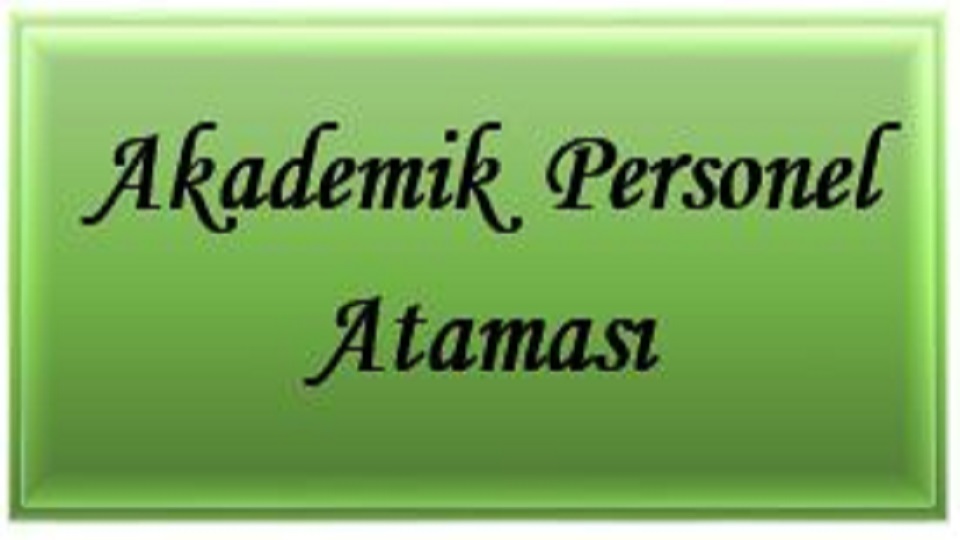 Akademik Personel Ataması (2023 Yılı)