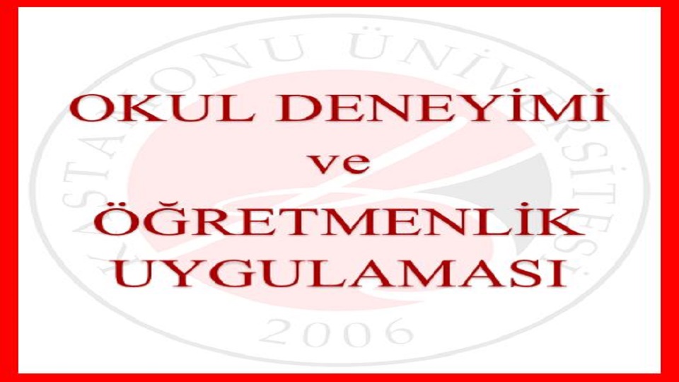 Öğretmenlik Uygulaması II ve RPD Uygulamaları II Dersi Öğrenci Grupları