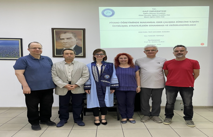 Arş. Gör. Ece TUNCER TÜFEKÇİ Doktora Tezini Başarıyla Savundu