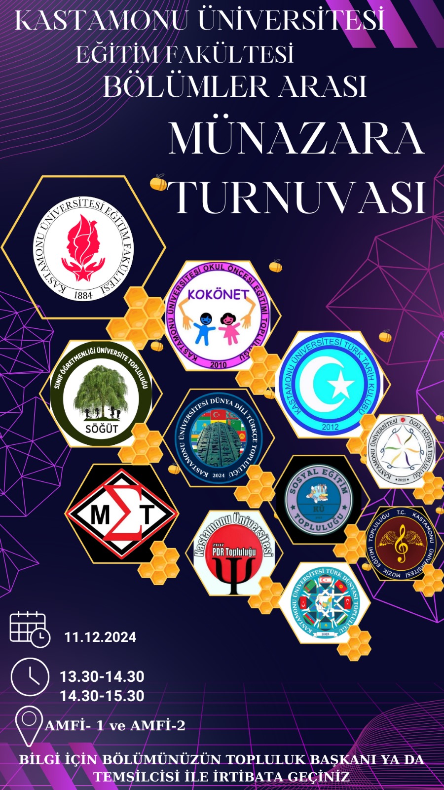 Eğitim Fakültesi Bölümler Arası Münazara Turnuvası Yarın Başlıyor!