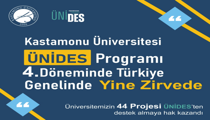 Fakültemizden SÖĞÜT, ÜNİDES Programı 4. Döneminde Türkiye Genelinde Başarı Sağladı